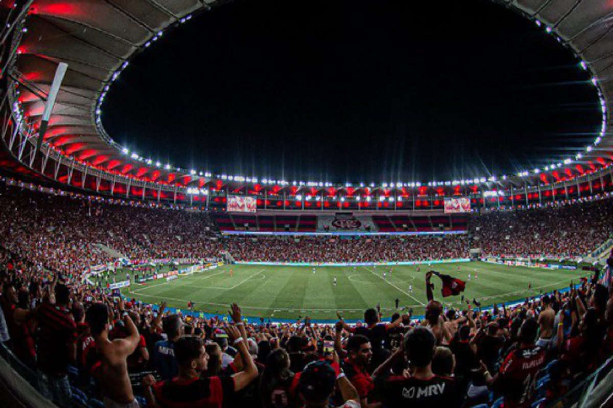 FLAMENGO NO MARACANÃ - FOTO REPRODUÇÃO DO TWITTER