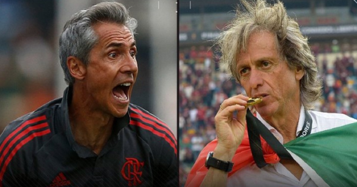 PAULO SOUSA E JORGE JESUS - FOTO REPRODUÇAO DO TWITTER